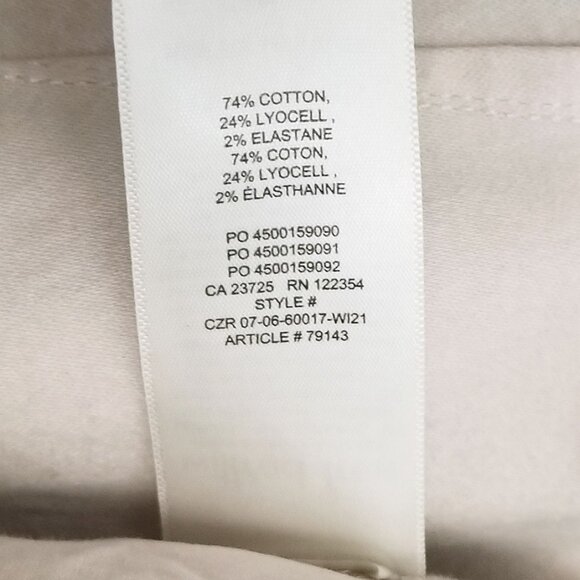 Wilfred Free Aritzia Brennan High Rise Utility Pants Size 6 Birch Off White $128 - Picture 14 of 16